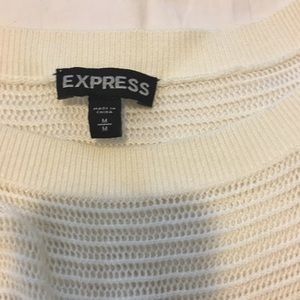 Express white sweatshirt